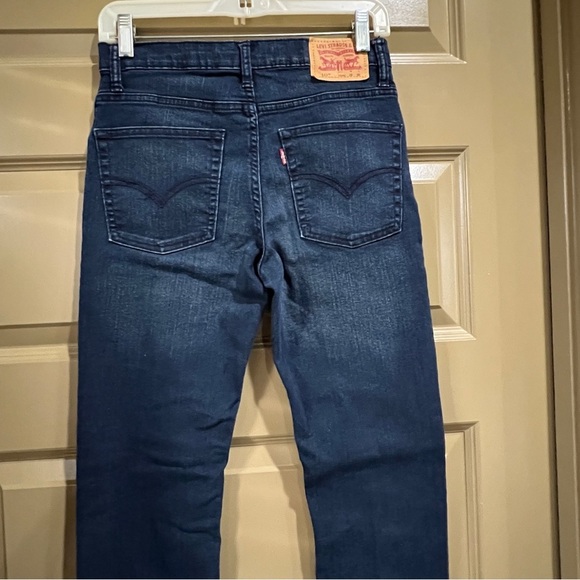 Levi’s 511 Slim High Waist Straight Leg Blue Denim Jeans Women’s Size 16 - Picture 4 of 13